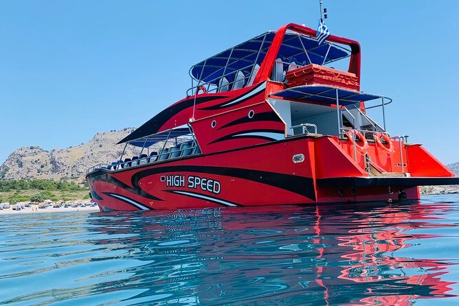 Rhodes High Speed Boat to Lindos - Fast 11am Rhodes-to-Lindos Transfer by High-Speed Boat