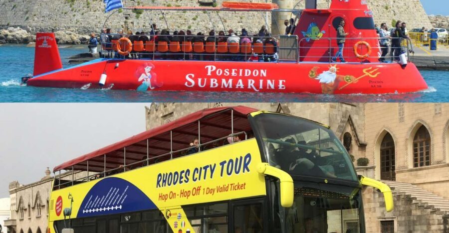 Rhodes: Hop-on Hop-off Bus and Submarine Tour - Key highlights to look forward to