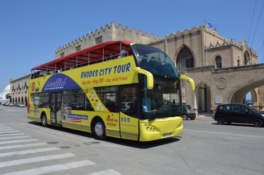 Rhodes: Hop-on Hop-off Bus and Submarine Tour - Audio guides and onboard perks that actually matter