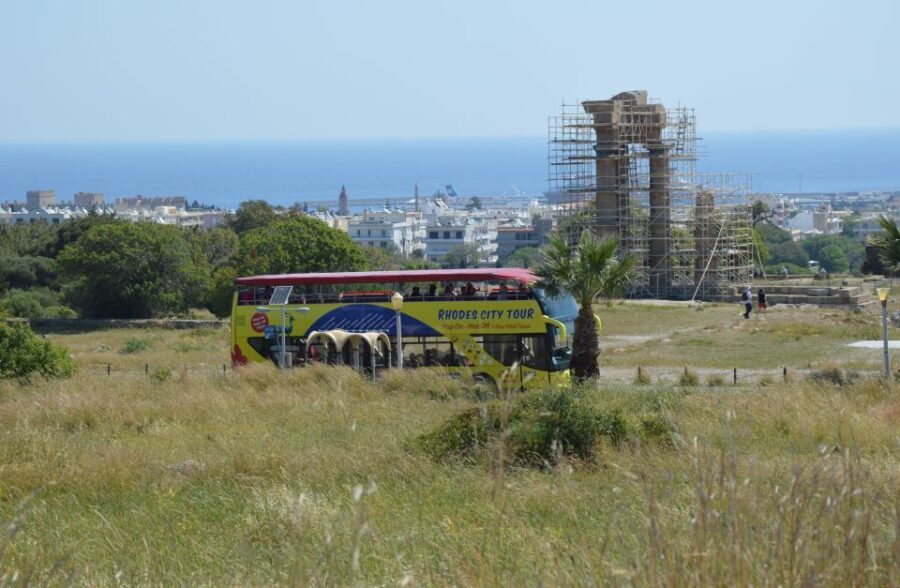 Rhodes: Hop-On Hop-Off City Tour Bus - Government buildings and the New Market: practical stops for real city life