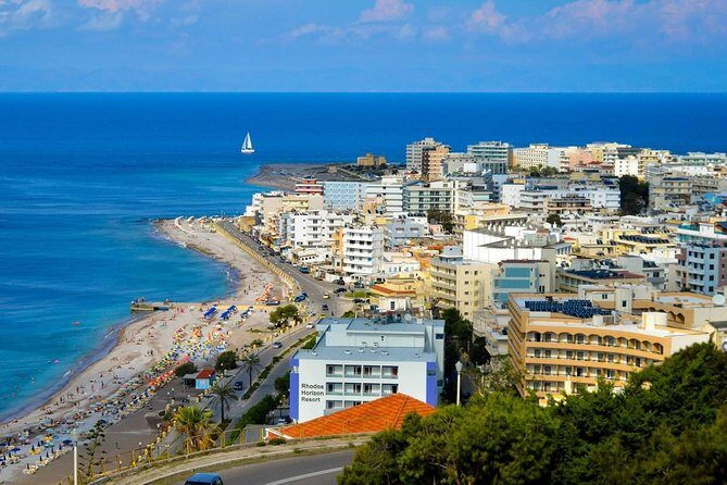 RHODES ISLAND TOUR - Full Day PRIVATE Tour - Agios Pavlos Beach photo stop before Lindos
