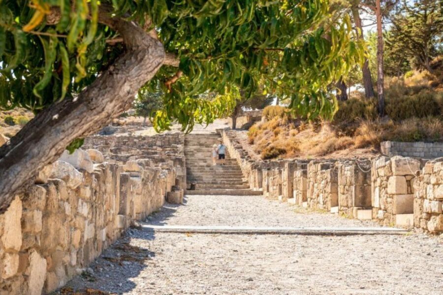 Rhodes: Kamiros, Embona, Mt. Profitis Ilias & Kallithea Tour - Kallithea Springs: mosaics, sea access, and whether swimming works for you