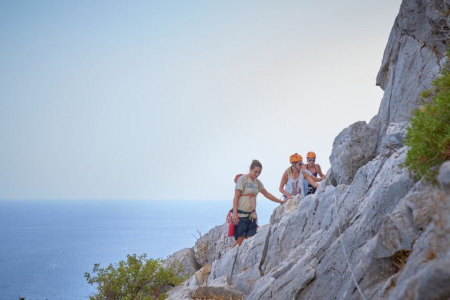 Rhodes: Ladiko Bay Rock Climbing and Rappelling Experience - Price and value: what $141 per person buys you
