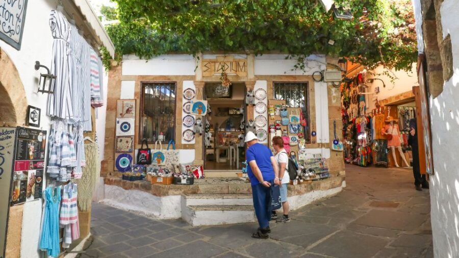 Rhodes: Lindos Evening Escape & 4 Hours Free Time - Krana Square drop-off: close to town, but wear the right shoes