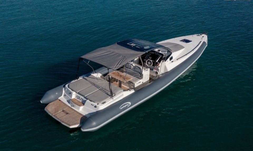Rhodes: Luxury RIB All-Inclusive Swimming Cruise to 3 Bays - Kallithea Springs is the final swim