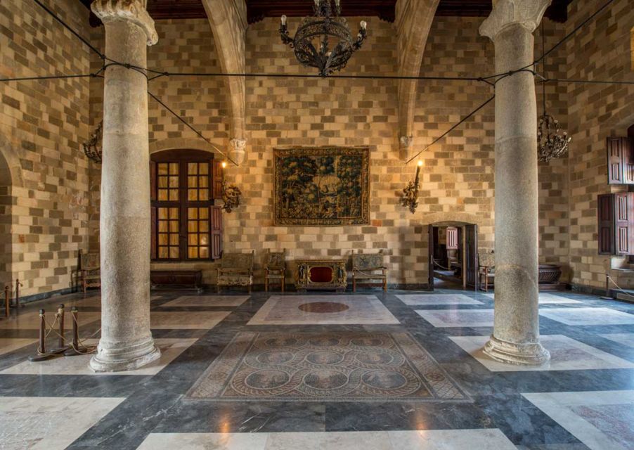 Rhodes: Palace of the Grand Master Ticket and Private Tour - Medieval rooms, mosaics, and archaeological displays