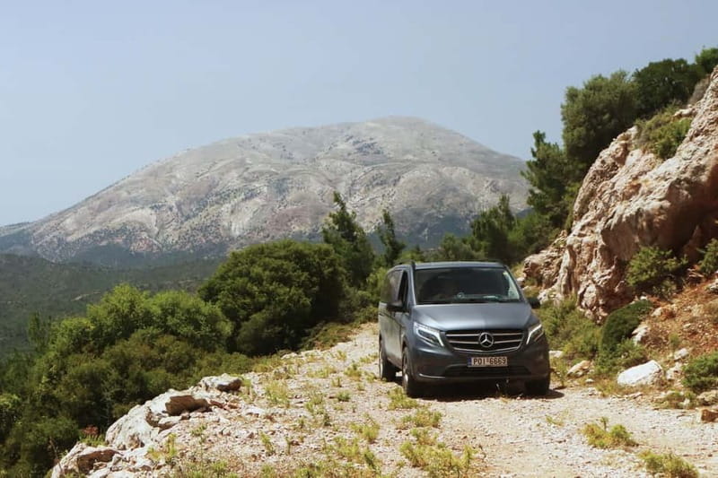 Rhodes: Safari with our driver - North - Pick ups East Coast - The Mercedes Vito 4x4 and the comfort question