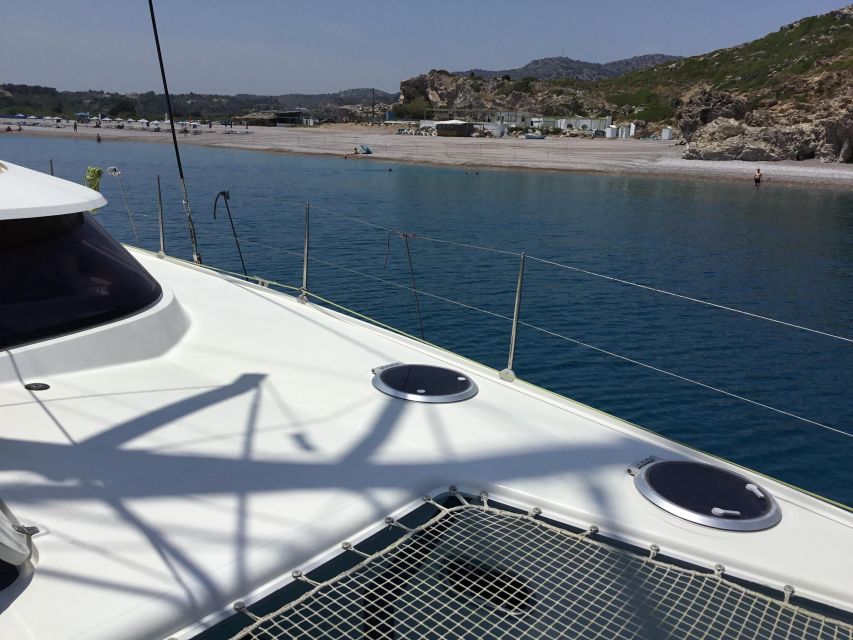 Rhodes: Sailing Catamaran Day Cruise with food and drinks - What the private format really adds