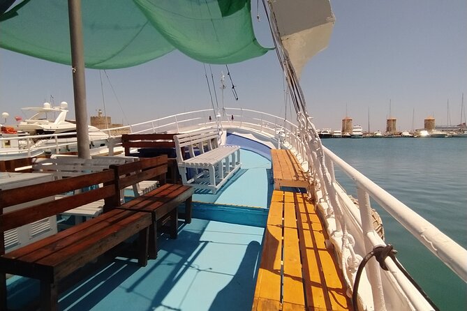 Rhodes Sea Cruises ( 6 hours pleasure cruise) - Anthony Quinn Bay: the scenic center of the cruise