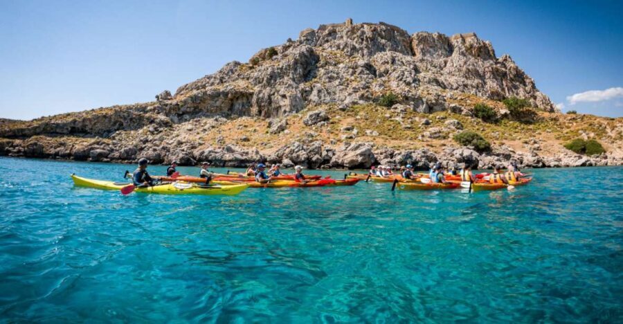 Rhodes: Sea Kayak Adventure to the Red Sand Beach - Paddling Rhodes’ East-Southeast Coast: Rocks, Castles, and Pirate Legends