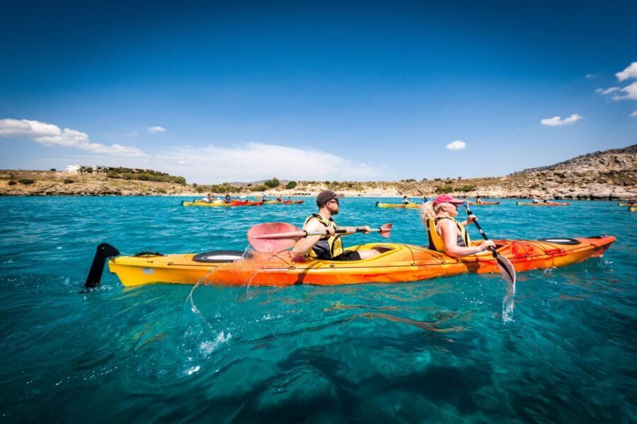 Rhodes: Sea Kayak Adventure to the Red Sand Beach - Timing, Distance, and How the 4.5 Hours Actually Feels