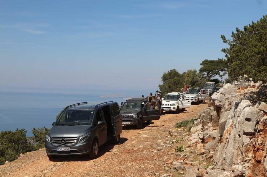 Rhodes: Self Drive 4x4 safari - Pick ups South - Suzuki Jimny self-drive: what you control and what the guide handles