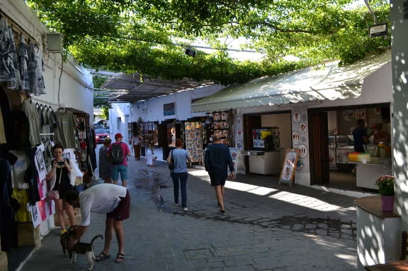 Rhodes: Small Group to Lindos with 4-Hours of Free Time - Saint Paul Monastery and the ancient theater: choose based on energy