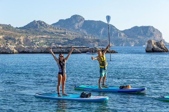Rhodes: Stand Up Paddle & Snorkel Adventure - Optional cliff jump: thrill factor without the pressure