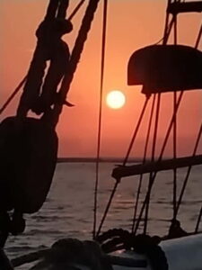 Rhodes: Sunset Cruise 1 hour on an 18th-Century Boat - Your Route: Mandraki Port to Elli Beach to Rhodes Old Town