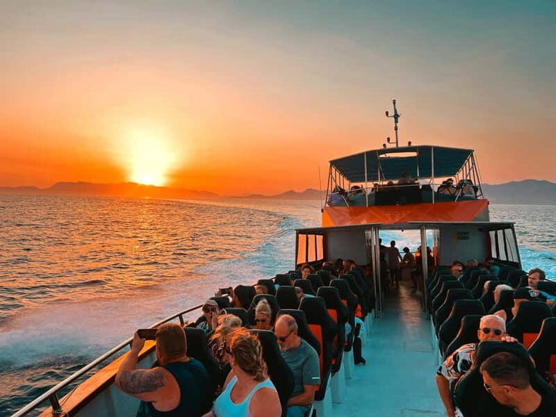 Rhodes: Sunset Cruise to Symi Island with 3 Hours Free Time - The fast crossing: what the high-speed boat is like
