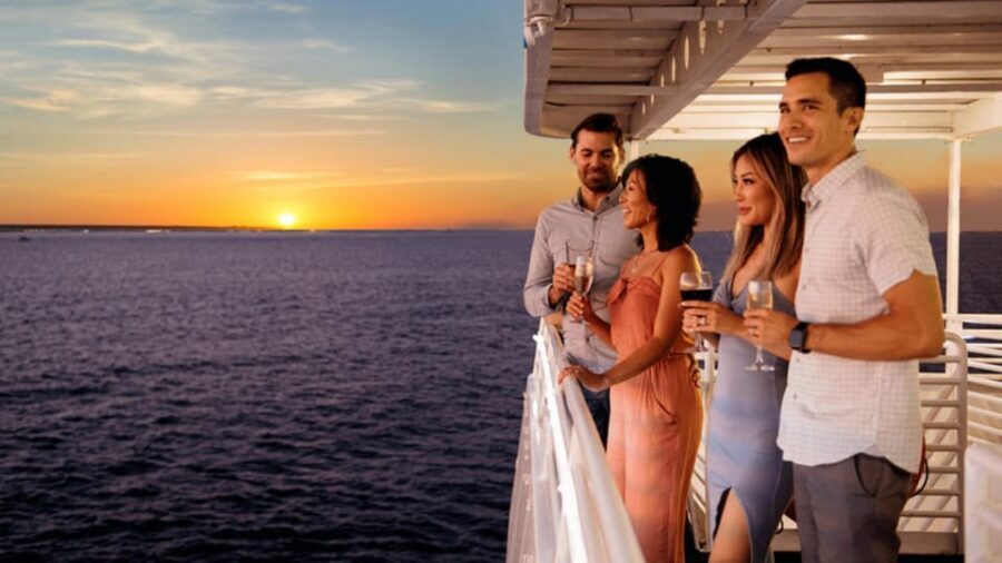 Rhodes: Sunset Cruise with Live Music, Wine & Greek Buffet - Why Mandraki Port makes this cruise feel special