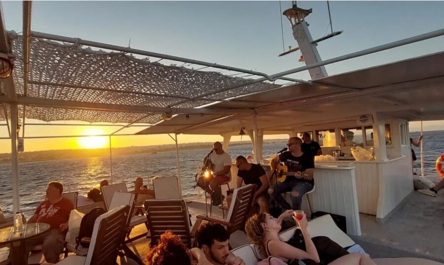 Rhodes: Sunset Cruise with Live Music, Wine & Greek Buffet - The 45-minute yacht cruise: getting your bearings on the east coast