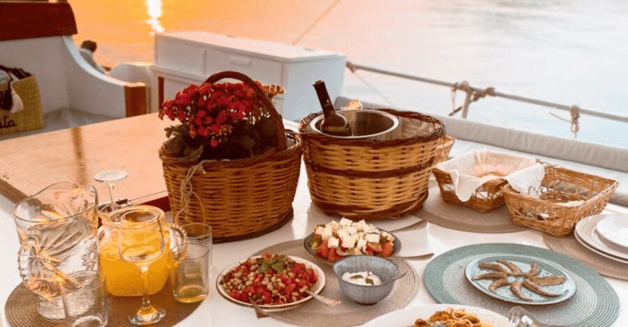 Rhodes: Sunset Cruise with Open Bar, Dinner, & Live Music - Dinner by Chef Dianantis: Greek Fusion with Real Options