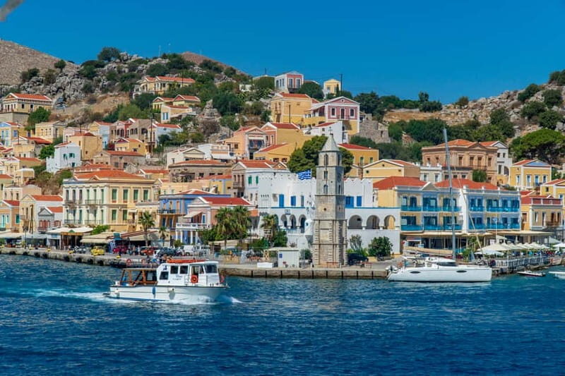 Rhodes: Symi, St George, Panormitis-Full day cruise-SYMI II - Panormitis Monastery and Archangel Michael: A Calm Hour of Pilgrimage