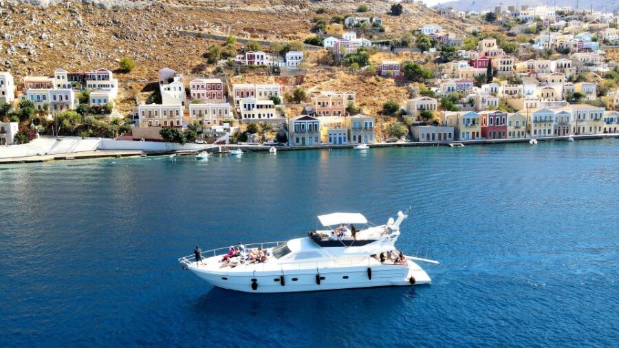 Rhodes: Symi Yacht Tour with Unlimited Drinks and Transfer - The Cruise to Symi Yalos: Expect a Speedy Ride and a Choppy First Stretch