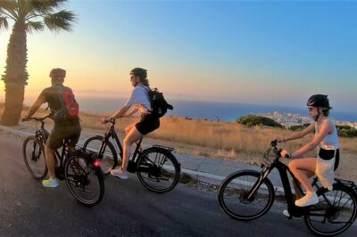 Rhodes to Anthony Quinn Bay E-Bike & Snorkelling Tour - The climb to Monte Smith and the Acropolis