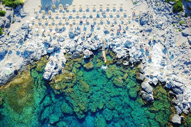 Rhodes to Anthony Quinn Bay E-Bike & Snorkelling Tour - Snorkeling and shore time at Kallithea Springs