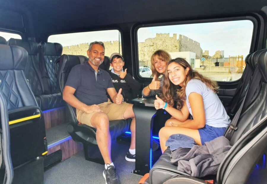 Rhodes Town and Lindos: Private Minibus Tour - Key points at a glance