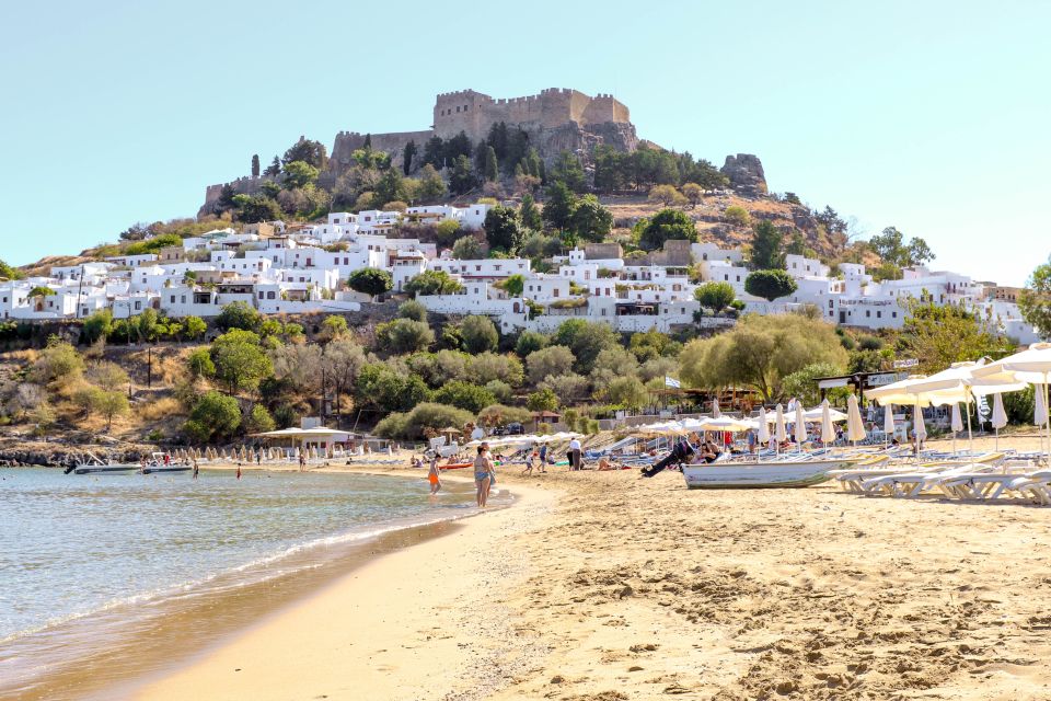 Rhodes Town: Scenic Cruise to Lindos with Swim Stops - Tsambika Bay and the second swim