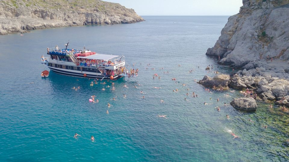 Rhodes Town: Scenic Cruise to Lindos with Swim Stops - Getting to Mandraki Port without stress