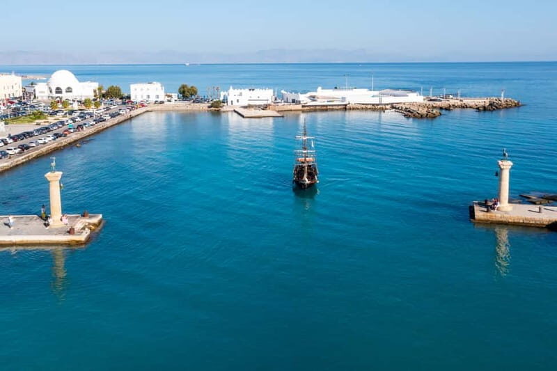 Rhodes:1-hour Sightseeing Day Cruise on an 18th-Century Boat - Onboard experience: drinks, music, blankets, and the non-guided format