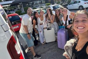 Rhodian Transfer Private Taxi: Airport-Port to/from Lindos-South - On-board comfort: Wi‑Fi, power outlets, snacks, and chilled water