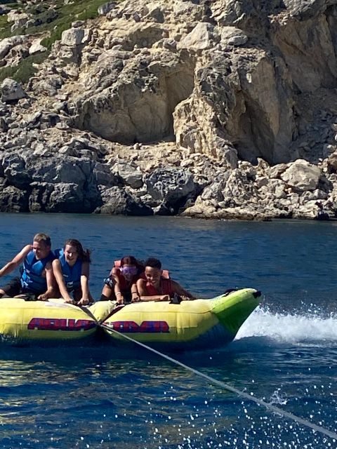 Rhodos : Crazy Sofa Watersports Adventure - How this compares with a calm beach activity