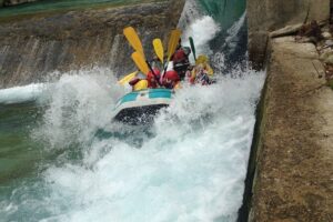River rafting at Voidomatis River !! Zagori area - The gear setup: neoprene suits, helmets, and staying warm