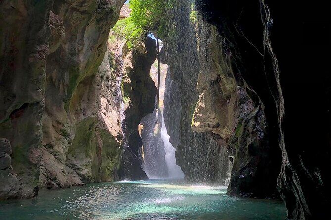 River Trekking at Kourtaliotiko Gorge Waterfalls to Preveli Beach - The climb out toward Preveli: views and a change of footing