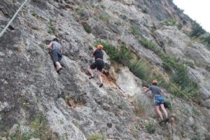 Rock Climbing at Kardamili- West Mani - The half-day flow: from 9:00 pickup to top-rope time