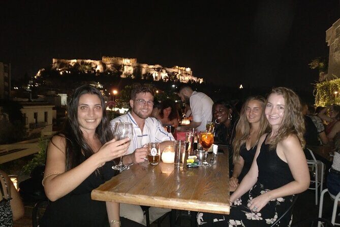 Rooftop Bar Hopping with Local Friends - Stops two and three: Greek special shots and the best part—conversation