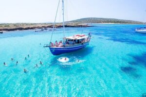 Round of Antiparos & Despotiko with Traditional Boat - The Antiparos sea caves stop: when you want your swim to feel like an event