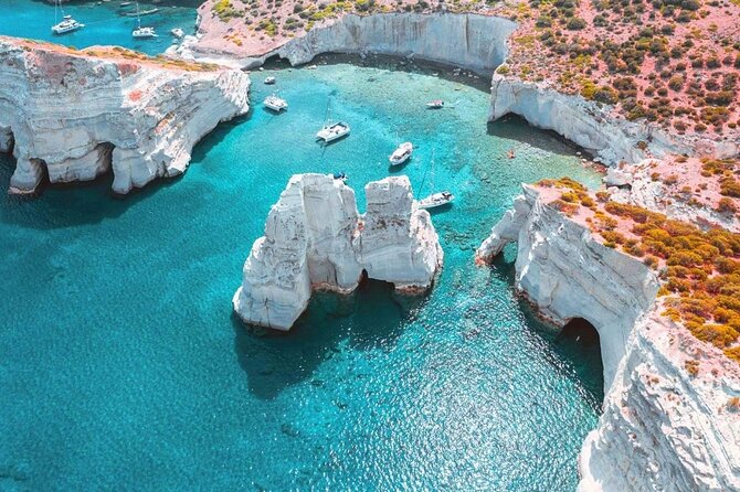 Royal Blue Half Day Private Tour to Kleftiko Milos - Key points at a glance