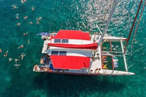 Sailing Catamaran Cruise in Santorini with BBQ, Drinks and Transfer - Pickup, timing, and the reality of Santorini roads