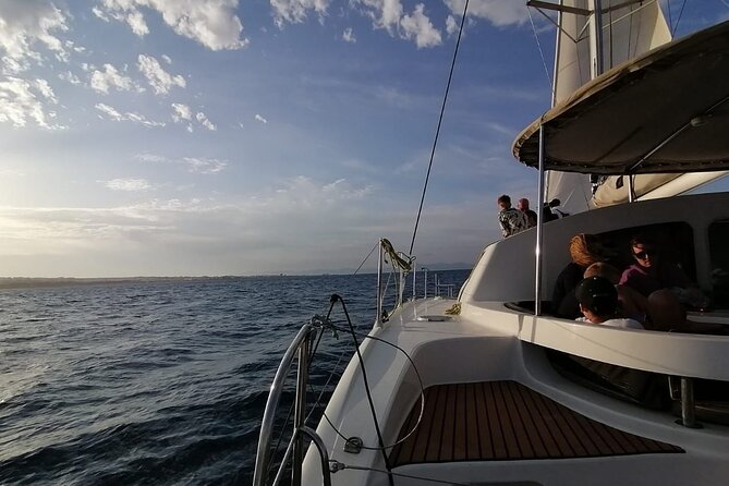 Sailing Catamaran day cruise - Rhodes with lunch & drinks - Anthony Quinn Bay and its clear water