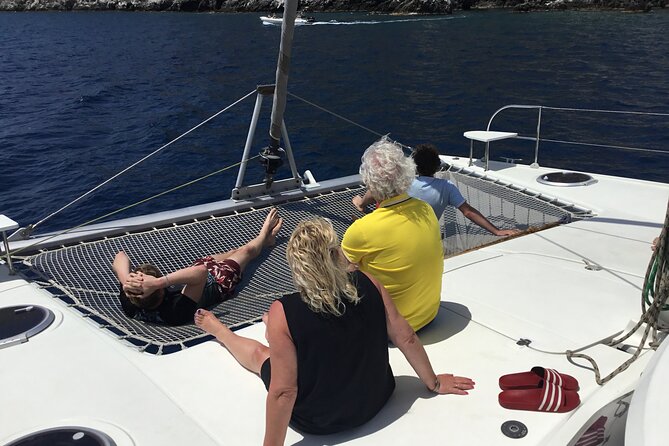 Sailing Catamaran day cruise - Rhodes with lunch & drinks - Greek lunch, mezedes, and drinks on board