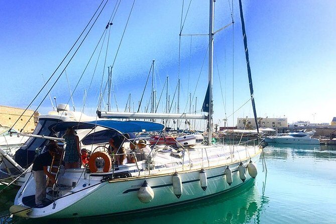SAILING DAY 4.5h-5h or SUNSET 3h-4.5h from Hersonissos CRETE - The small-port start in Gouves (and why it keeps the trip easy)
