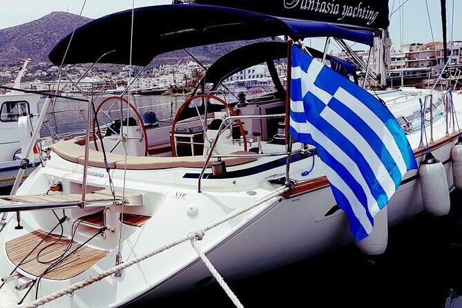 SAILING DAY 4.5h-5h or SUNSET 3h-4.5h from Hersonissos CRETE - On-board vibe: small-group sailing with room to move