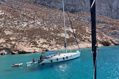 Sailing day to Dia island - A Homemade Lunch on the Boat