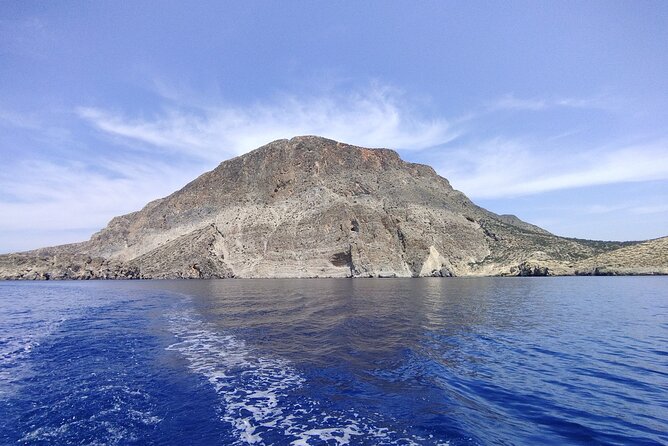 Sailing in South Crete with transfer from Matala & Ag. Galini - Preveli, Komos, and Matala from the sea