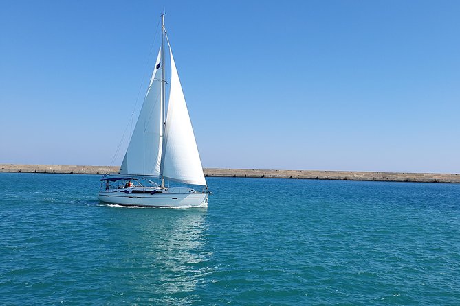 Sailing to Dia Island with lunch on Bavaria 51 Heraklion, Crete - Fresh pasta lunch, fruit, drinks, and wine