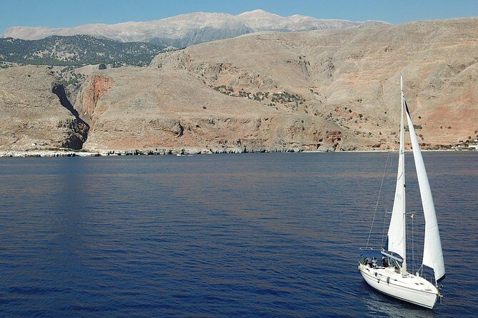 Sailing trip to the Top Coasts of Crete, Daily/Multi-day - Food, Shade, and the On-Board Comfort That Makes It Work