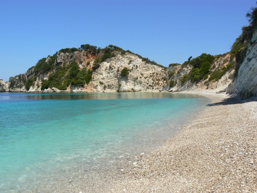 Sami: Ithaca Island Boat Cruise with Swim Stops and Snacks - Gidaki Beach, the final reward