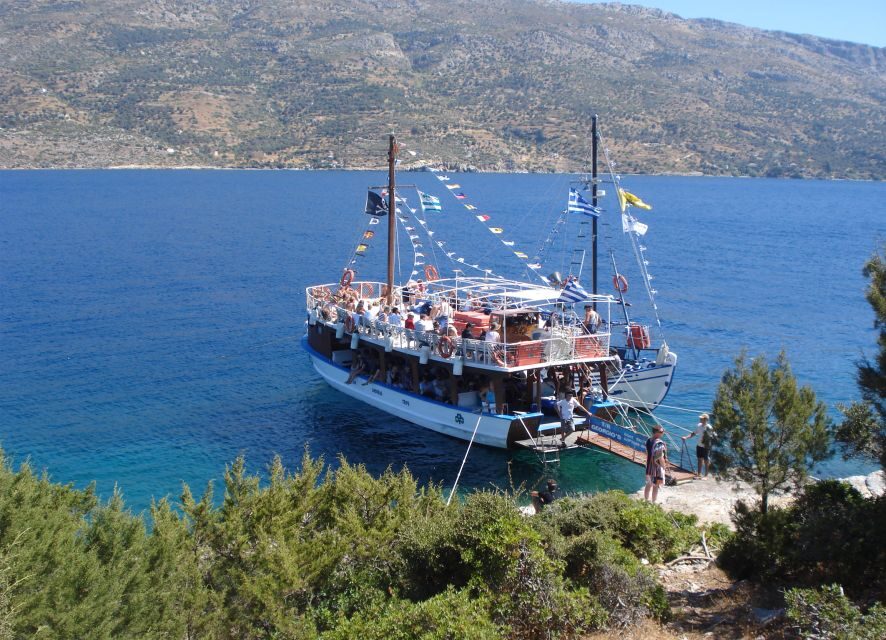 Samos: Boat Tour with BBQ Lunch to Samiopoula - Pythagorion port check-in: the day starts on time